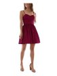 BCX DRESS Womens Pink Spaghetti Strap Sweetheart Neckline Party Fit + Flare Dress Online Hot Sale