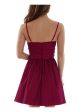 BCX Womens Pink Spaghetti Strap Sweetheart Neckline Party Fit + Flare Dress For Discount