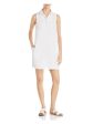 BEACHLUNCHLOUNGE COLLECTION Womens Pocketed Sleeveless Mini Shift Dress Hot on Sale