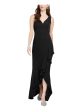 ADRIANNA PAPELL Womens Slitted Sleeveless V Neck Full-Length Formal Sheath Dress Online