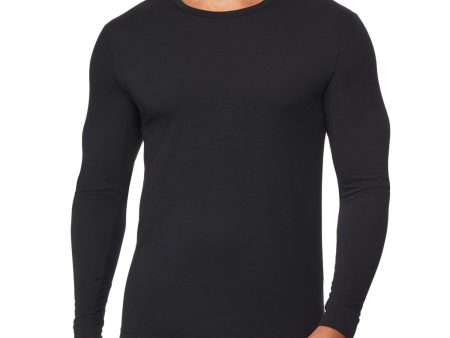 32 DEGREES HEAT Black Solid Base Layer Hot on Sale