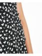 CITY STUDIO Womens Black Floral Short Sleeve Jewel Neck Short Fit + Flare Dress Online Sale