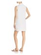 BEACHLUNCHLOUNGE COLLECTION Womens Pocketed Sleeveless Mini Shift Dress Hot on Sale