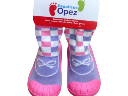 zapatos cuadros rosados Supply