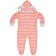 pijama para bebe nina   coral con rayas 9 12m Discount