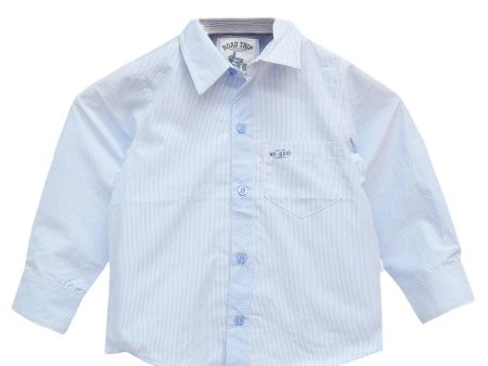 camisa azul lon uk 6t Fashion