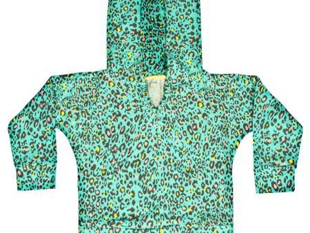 buso para bebe   capota cuadrada   animal print verde menta 3 6m Online Hot Sale