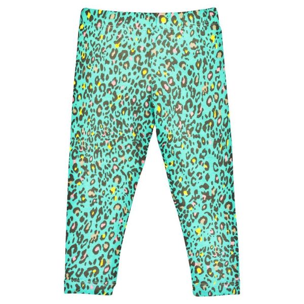 leggings animal print   verde menta   2 3 anos Hot on Sale